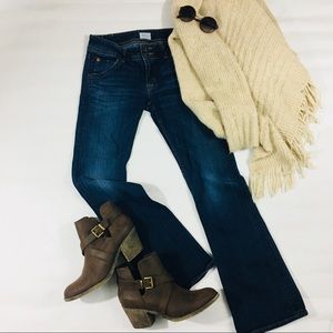 Hudson Petite Signature Bootcut Med Wash Jeans -27